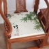Meilan tre và hoa cúc hiện đại Trung Quốc đệm cổ điển gỗ gụ sofa đệm pad ăn ghế pad dày bọt ghế đệm tùy chỉnh