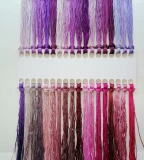 Сиреневые шелковые нитки, 36 цветов, европейский стиль, с вышивкой, широкая цветовая палитра