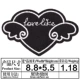 715 Black Love Wings