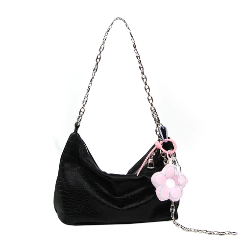 Небольшая дизайнерская сумка через плечо, сумка на одно плечо, сумка подмышку, крокодиловый принт, коллекция 2022