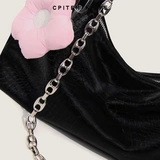 Небольшая дизайнерская сумка через плечо, сумка на одно плечо, сумка подмышку, крокодиловый принт, коллекция 2022