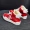 2018 mới mùa thu đông mùa đông giày nữ cao cấp màu đỏ cộng với nhung Gaobang nhỏ màu trắng giày cotton giày hoang dã giày sneaker giày the thao nữ 2021