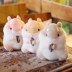 Siêu dễ thương búp bê hamster mini chuột đồ chơi sang trọng giữ hạt dưa - Đồ chơi mềm ô tô đồ chơi trẻ em Đồ chơi mềm