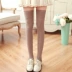 Nhật bản ống cao mùa hè điều hòa không khí phòng xà cạp vớ over the knee vớ chân bìa nữ cotton dài vớ ống ngủ ấm vớ