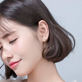 Удачи приходит как многообещающая | идеально подходит для достижения | Сатурн окружает серебряные серьги с серебряным