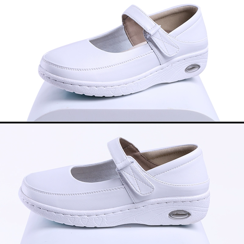 Y tá giày trắng dốc phẳng với 2020 mùa xuân và mùa hè nữ Hàn Quốc viện thở làm đẹp giày việc đệm đáy mềm 