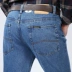 Mùa xuân đích thực Apple nam jeans nam phần mỏng lỏng thẳng eo cao sâu cotton trung niên cha quần