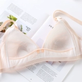 Ультратонкий тонкий поролоновый бюстгальтер без косточек для кормящих грудью, хлопковое поддерживающее нижнее белье, бюстгалтер для беременных, большой размер