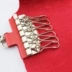 Hàn quốc công suất lớn đa chức năng túi chìa khóa nam của phụ nữ thắt lưng gắn kết thời trang keychain biểu tượng tùy chỉnh ví móc khóa coach Trường hợp chính
