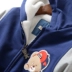 Áo khoác bé trai mùa đông 2016 cộng với áo nhung trẻ em cộng với áo nhung cotton dày