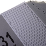 Life 31 Pace Person Partice Paper Yuanssheng US-031A Пластиковый индекс A4 Классификация 31 Классификационная карта бумага Бумага