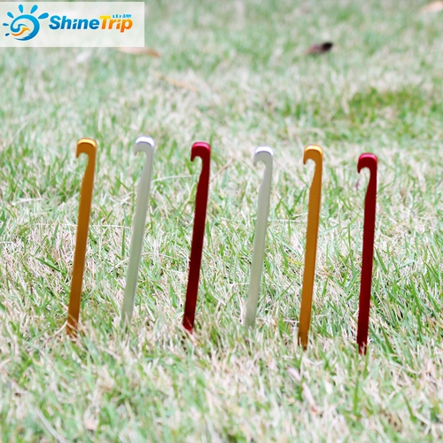 Ультра -светлый ультра -хард жесткий четырехкратный квадратный квадратный квадратный гвоздь палатка ногтя алюминиевый сплав.