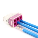 Продвижение Fast Connector 6 -отверстие для линкеров -заглушки -Внедорождение пружинного зажима с удержанием проволочного разъема и разделения PCT 106