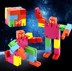 Robot Rubik Cube Cube Transformers Điện thoại di động iPad Đứng Trẻ em Đồ chơi Người lớn Thông minh đồ chơi xếp hình cho bé Đồ chơi IQ