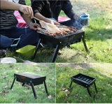 Alocs Outdoor Portable Barbecue Pursace Aurcoal на гриле на гриле жареные барбекю на гриле можно сложить, Mini -Thicken Home
