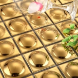 Керамическая мозаичная плитка фоновая стена гальваническая шляпа выпуклый лицо золото серебро серебро семицветная сумка KTV Стоиль