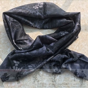 Mới Python màu đen ngụy trang khăn dài khăn quàng cổ khăn ngụy trang khăn rừng hoạt động ngoài trời chống muỗi