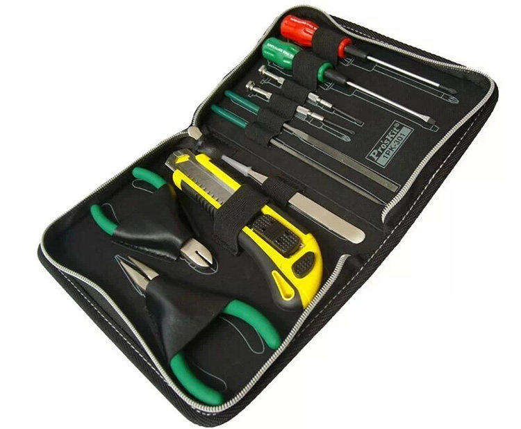 台湾宝工 1pk-301 迷你工具套组(14件组)维修套组装带综合工具包