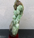 Антикварный агатовый кварц из грецкого ореха из нефрита, резное украшение ручной работы
