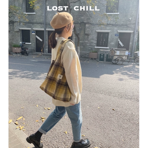 Демисезонный шерстяной ретро брендовый жилет, скандинавская сумка