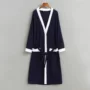 Nhật bản kimono áo choàng tắm nam cotton gown mùa hè phần mỏng dài tay áo choàng tắm nam mùa xuân và mùa thu đồ ngủ XL đồ ngủ mùa đông