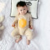 Modal Pyjama Baby Children Quần áo Xiêm Boy Baby Summer Out Out Thin điều hòa không khí phù hợp với mùa hè dài tay áo - Áo liền quần áo bé trai Áo liền quần