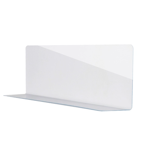 Бесплатная доставка L -обработка PVC Shelf Buffle Supermarket Partition Перегородка склад укрытие для укрытия полоска боковой платы 1 мм толщиной