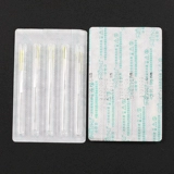 Le Moxibustion Card Игла металлическая ручка труба маленький игольчатый нож одно -рандо -вязок -куб -лезвие.
