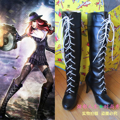 taobao agent ◆ LOL League of Legends COSPLAY shoes ◆ Bounty Hunter Good Luck Miss Miss Miss Gang Gang Cos Boots