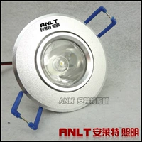 Стреляющий свет 1* 1W1* 3WLED Потолочные аксессуары с серебряной 1 Вт большой объектив
