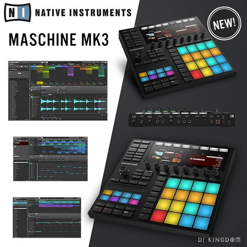 Ni Maschine Mk3+Plus Mikro Electric Sound Первичное исследование каталог каталог профессиональной барабанной машины Учебное пособие