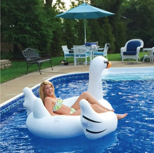 Водный надувной лебедь, плавательный круг, фламинго, утка