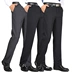 Mùa xuân và mùa hè của nam giới quần kinh doanh bình thường thẳng cao eo quần nam trung niên lỏng lẻo non-iron dress phần mỏng phù hợp với quần quần tây nam ống suông Suit phù hợp