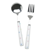 Cybil Color чернила Ripple Dot Ceramic Handling Dableware круглая ложка Rice Spoon Fork Fork Fork Cow Row Newing Device