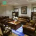 Langton đồ nội thất đơn giản sofa class Mỹ da sofa phòng khách trang trí đơn giản Châu Âu Châu Âu sang trọng nhỏ sofa phòng khách giá rẻ Ghế sô pha