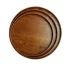 Phong cách nhật bản món ăn bằng gỗ zakka vòng IKEA khay gỗ vòng trái cây bát vườn khay trà trà set cup tray