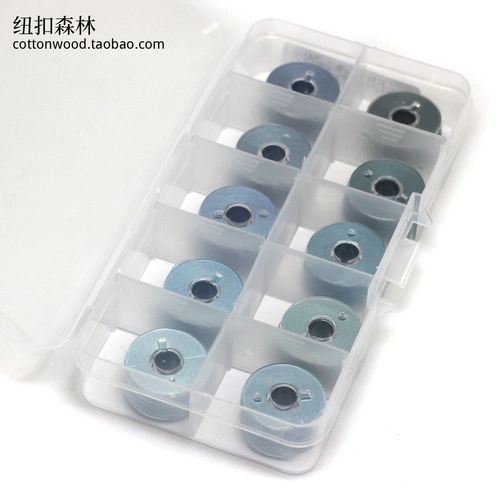 Голубая швейная нить сокровище синяя маленькая коробка 402 Домохозяйная линия игольча