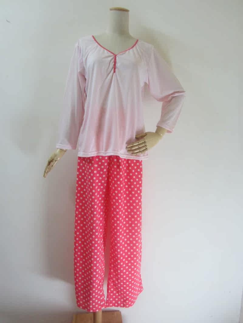 Pyjama pour femme en Coton à manches - Ref 2996983 Image 16