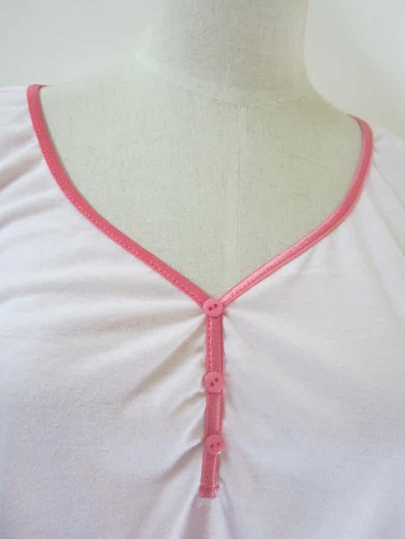 Pyjama pour femme en Coton à manches - Ref 2996983 Image 17