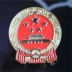 Đồng nguyên chất huy hiệu biểu tượng chất lượng cao Trung Quốc biểu tượng quốc gia Chủ Tịch Mao huy hiệu bộ sưu tập màu đỏ đỏ huy chương Red sưu tầm