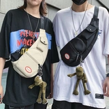 Мужская сумка через плечо, японская брендовая нагрудная сумка, спортивная сумка на одно плечо, рюкзак