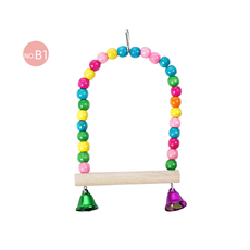 Клетка для птиц 宠美儿鸟笼挂饰玄凤虎皮牡丹鹦鹉原木玩具小鸟笼娱乐长梯子小装饰