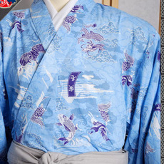 Форма для Кендо 天之武包邮 浅蓝云龙 武士居合服上衣日本进口面料