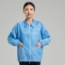 Quần áo chống tĩnh điện kẻ sọc vải thoáng khí mát mẻ quần áo bảo hộ nhà máy điện tử thực phẩm 