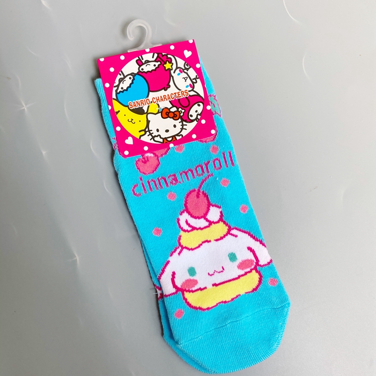 Blue Jade Dog4 double free shipping foreign trade girl solar system Spring and summer melody Cartoon PC dog Straight board Socks lovely Soft sprout sanrio