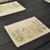 Đơn giản hiện đại bông và vải lanh phía tây khăn trải bàn khăn trải bàn cách nhiệt pad bảng mat lanh vải tấm pad bát mat chống nóng pad