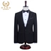Suit phù hợp với kinh doanh trang phục nam chuyên nghiệp trang trí phương tây cơ thể quý ông chú rể chú rể váy cưới mùa thu và mùa đông - Suit phù hợp Suit phù hợp