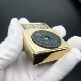 Ретро оригинальные дизайнерские монеты, инкрустация камня, нашивка, зажигалка на керосине, на удачу, делается под заказ