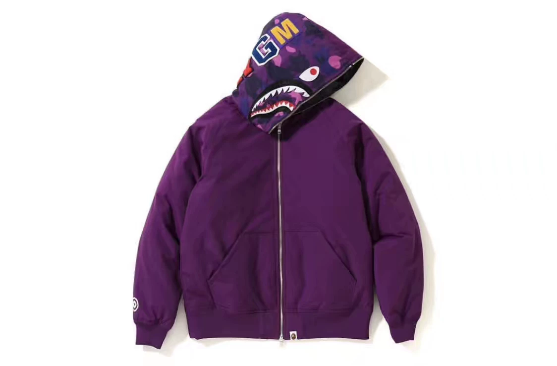 Camouflage black shark, down jacket, 2018, (Physicals)