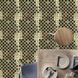 Стеклянная мозаика, металлическая головоломка на стену, зеркальный эффект